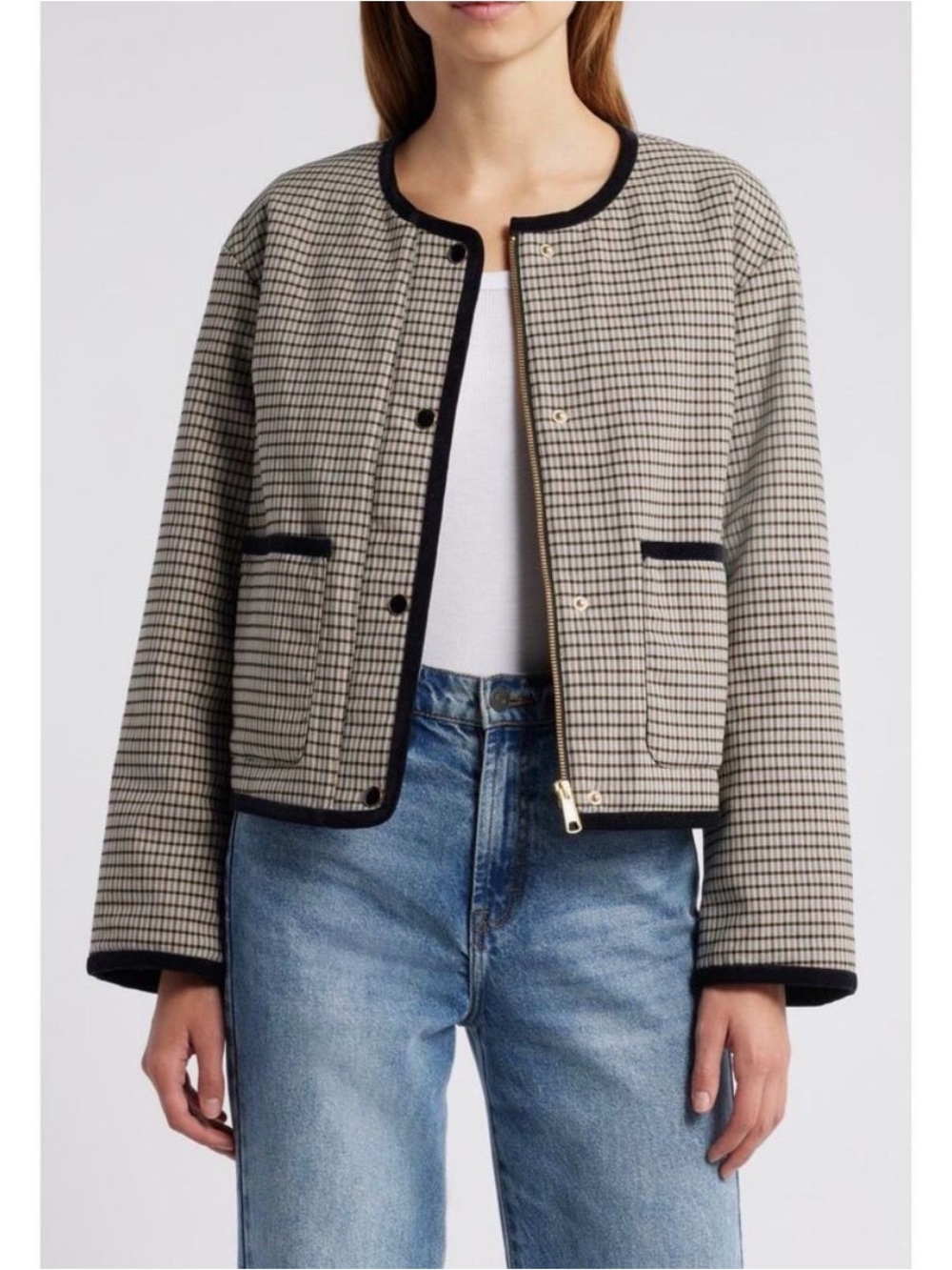 NWT Rails Minicheck Jacket Sz M